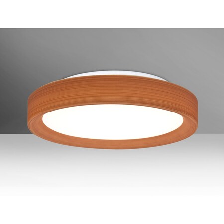 Besa Lighting Pella 16 Ceiling, Cherry, 1x24W LED PELLA16CHC-LED